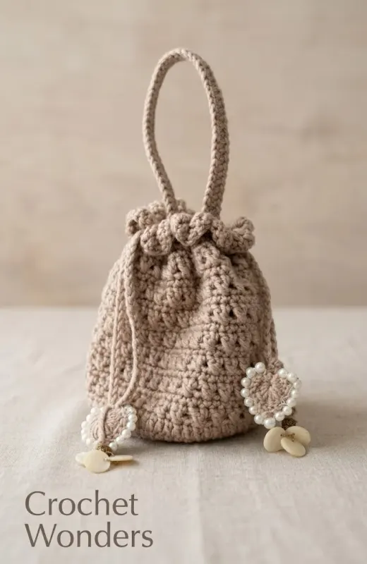 Beige Potli Bag