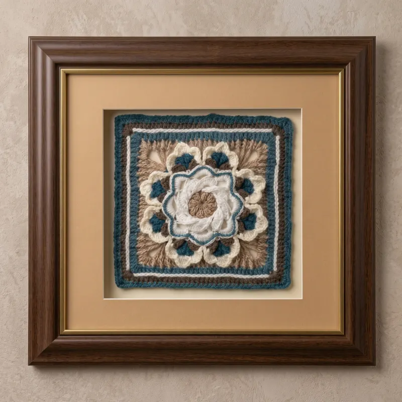 Mandala Framed Granny Square 3