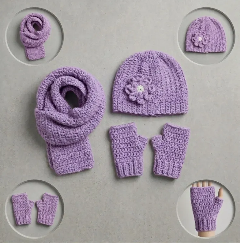 Lavender Winter Set