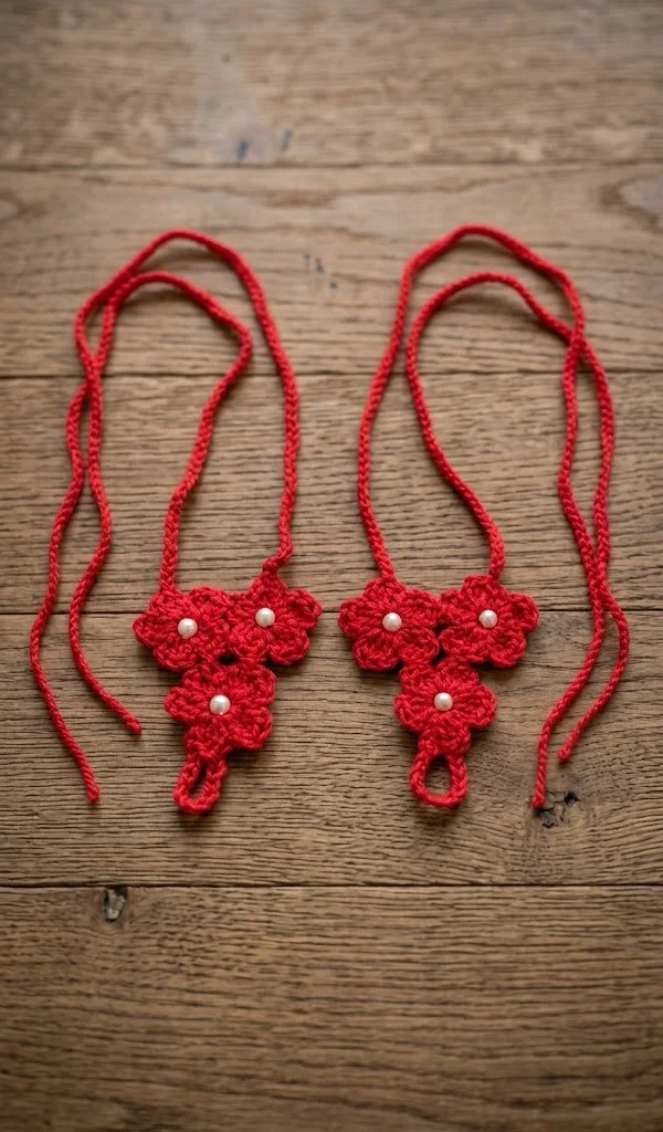 Red Barefoot Baby Sandals