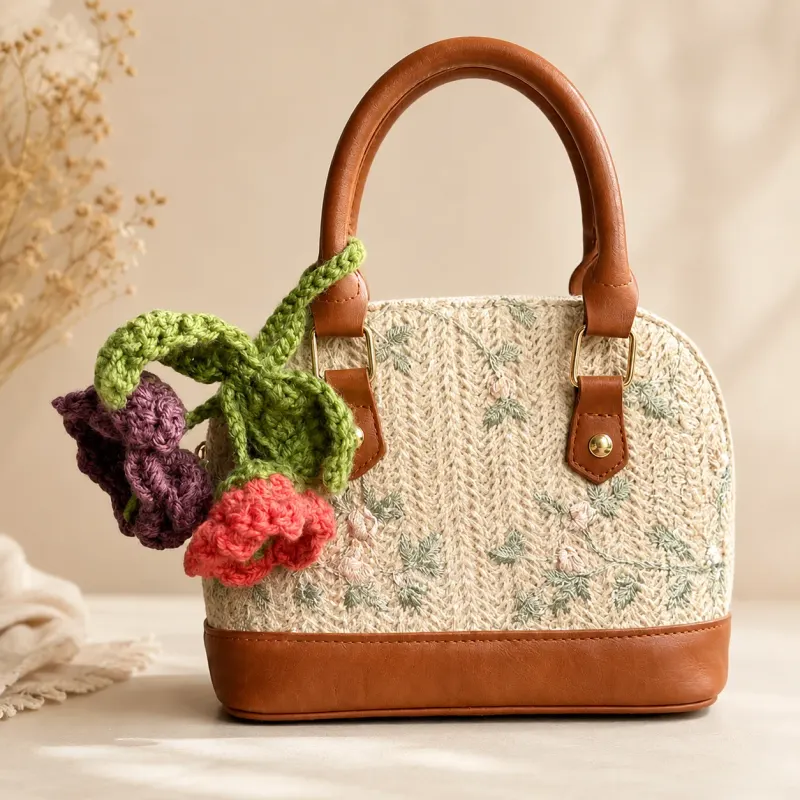 Rose Bag Charm