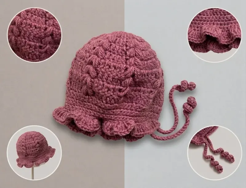 Ruffle Baby Bonnet